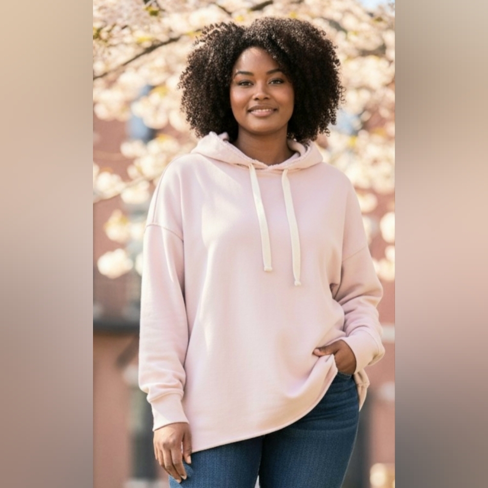 Vintage Frank & Eileen Light Pink Relaxed Hoodie Pullover